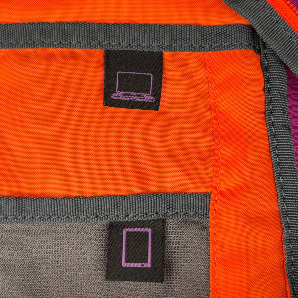Adidas LoadSpring Backpack Pink Purple Orange 0127947 Honeycomb Ripstop Bag - Picture 10 of 15